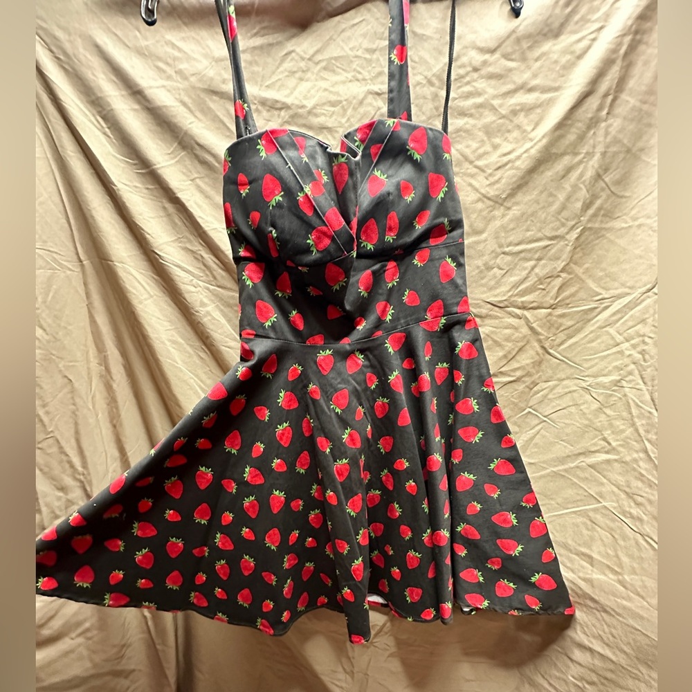 Strawberry cupcake pinup dress
